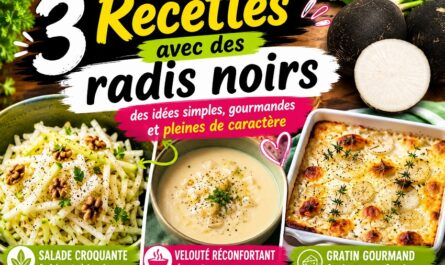 Recettes avec des radis noirs