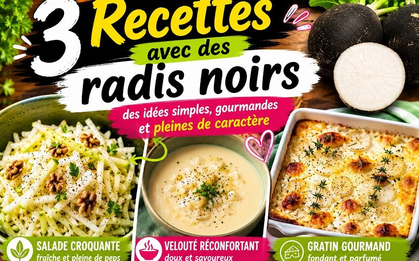Recettes avec des radis noirs