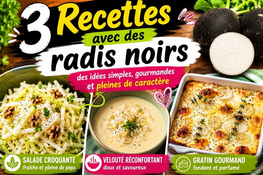 Recettes avec des radis noirs
