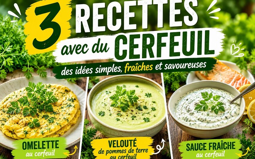 Recettes avec du cerfeuil