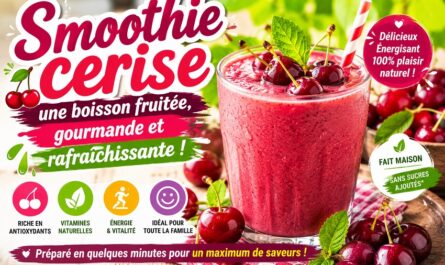 Le smoothie cerise