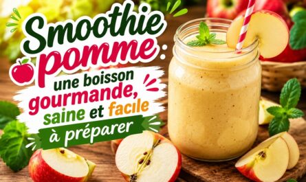 Le smoothie pomme
