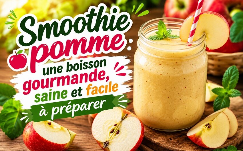 Le smoothie pomme