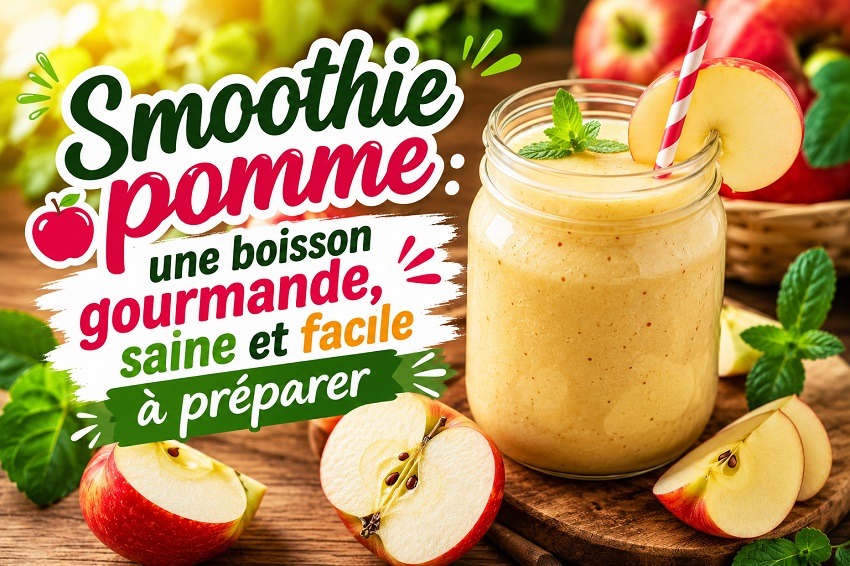 Le smoothie pomme