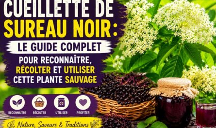 Cueillette de sureau noir