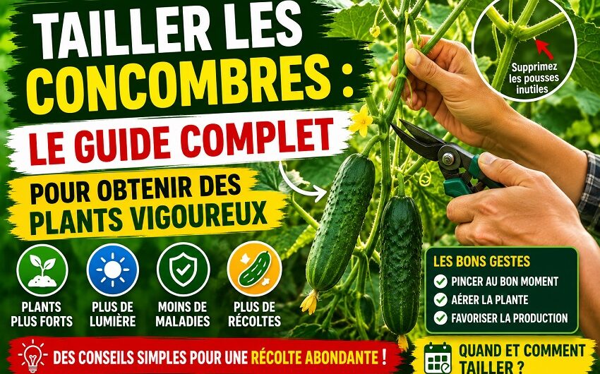 Tailler les concombres