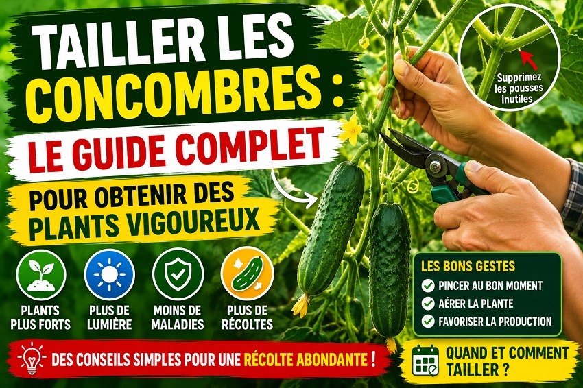 Tailler les concombres : guide complet