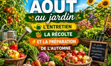 Le mois d'août au jardin