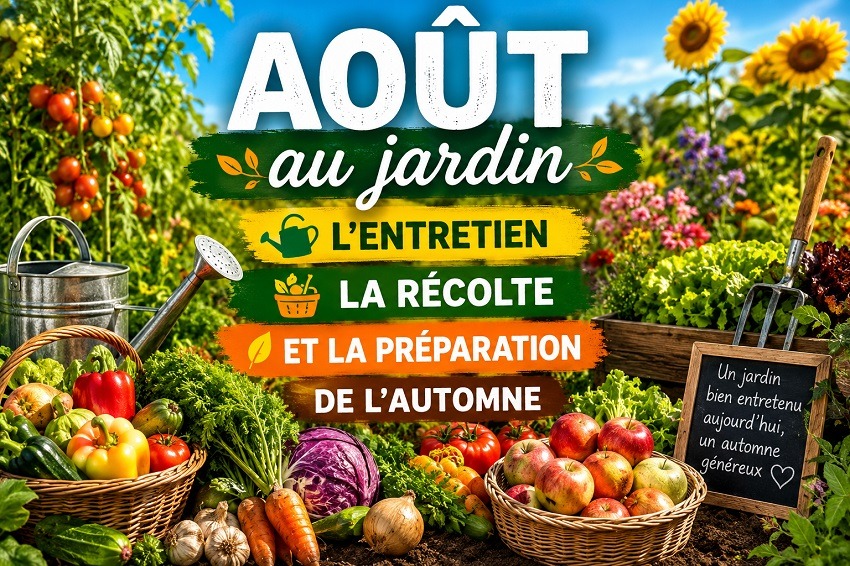 Le mois d'août au jardin