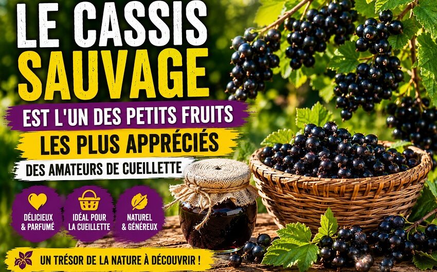 Cueillette cassis sauvage
