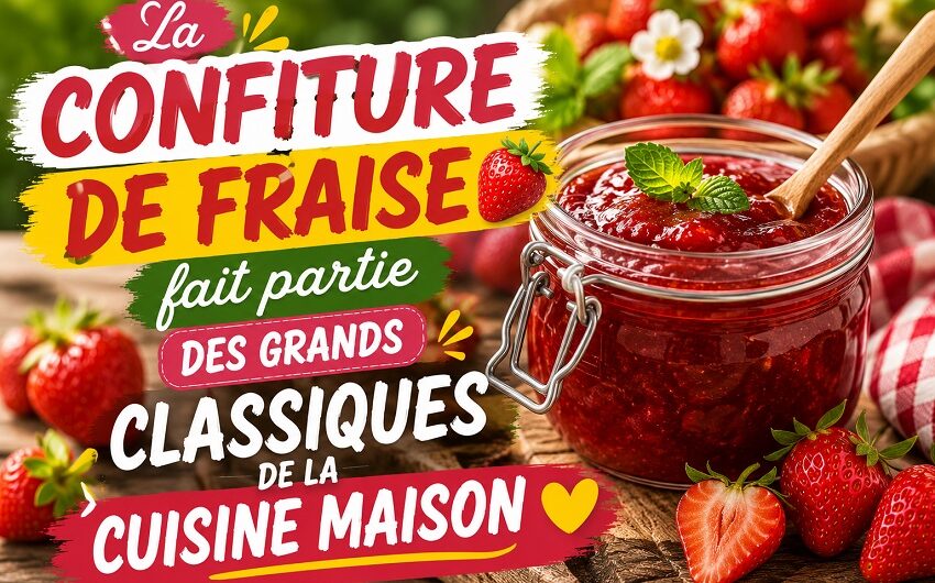 La confiture de fraise