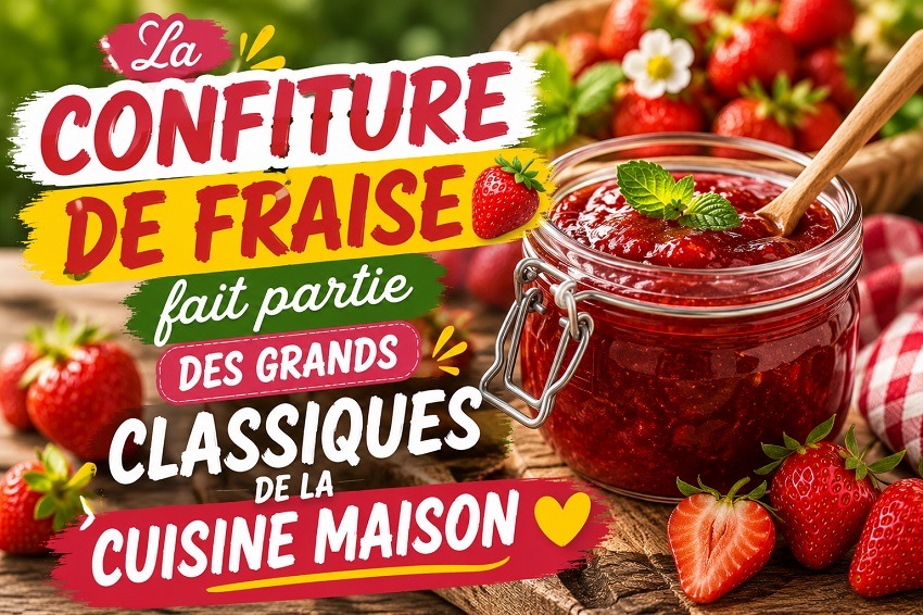 La confiture de fraise