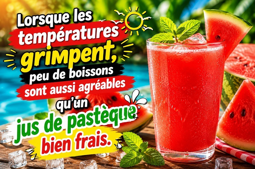 Le jus de pastèque