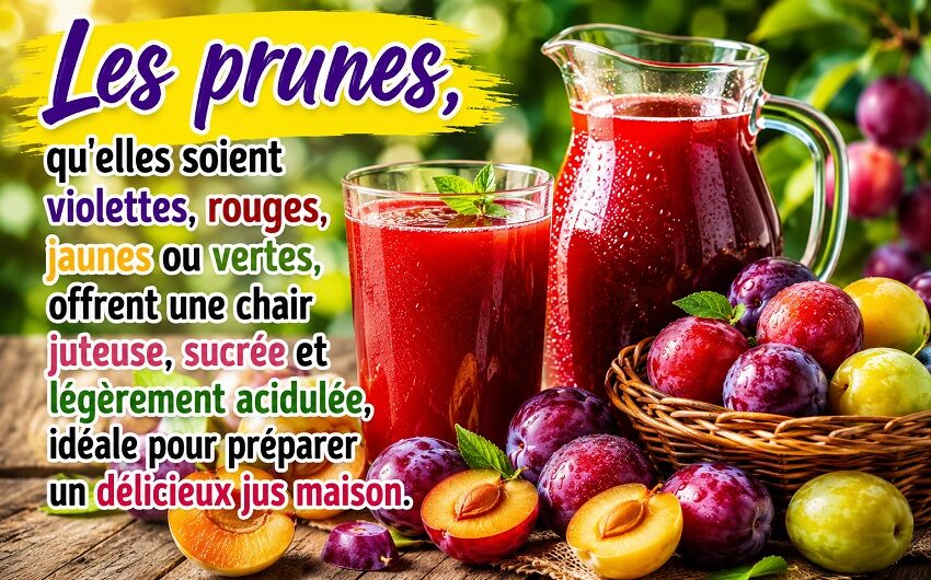 Jus de Prune maison