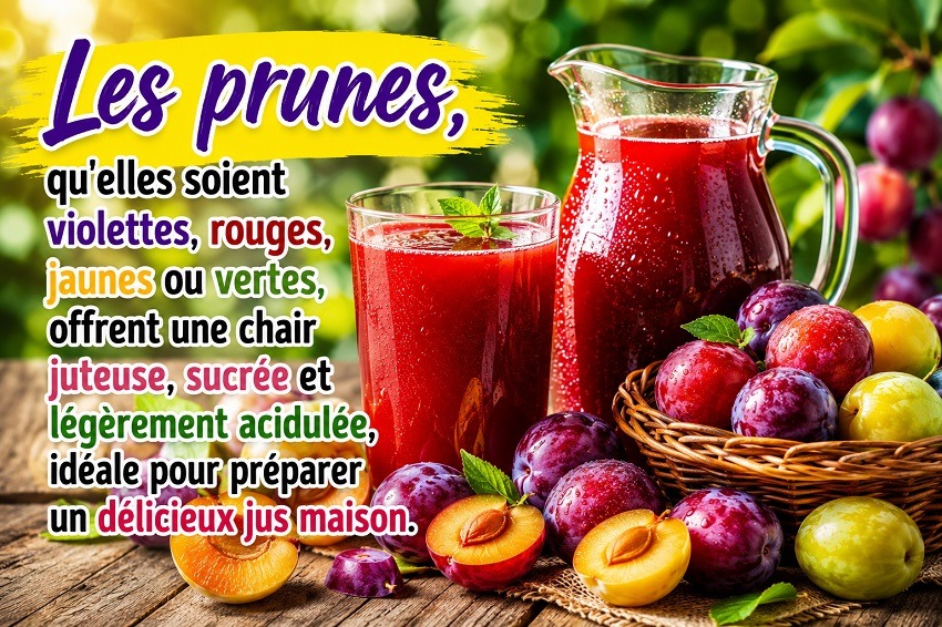 Le jus de prune