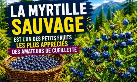 Cueillette Myrtille sauvage
