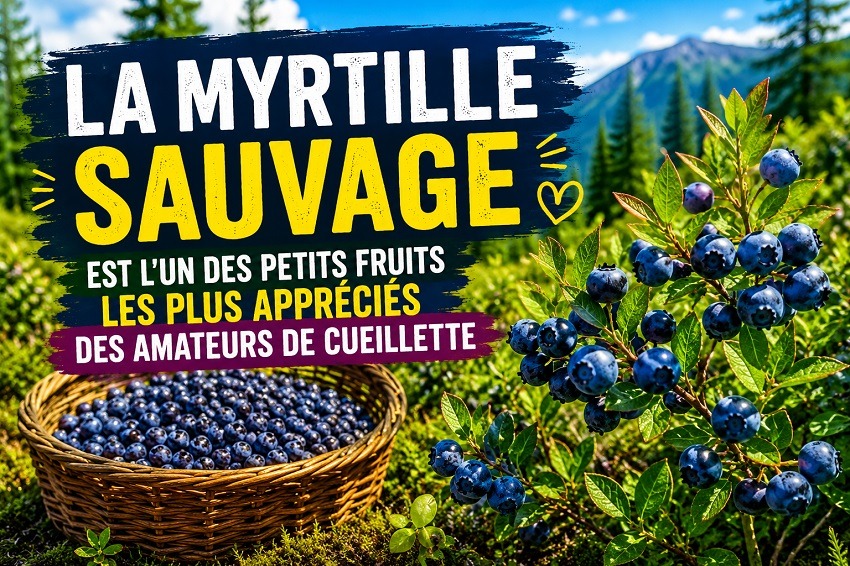 Cueillette Myrtille sauvage