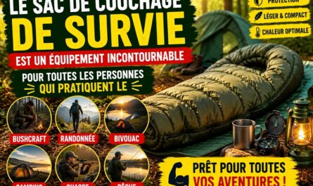Sac de couchage de survie