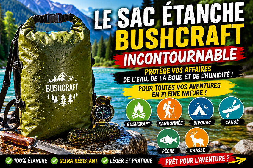 Le sac étanche bushcraft