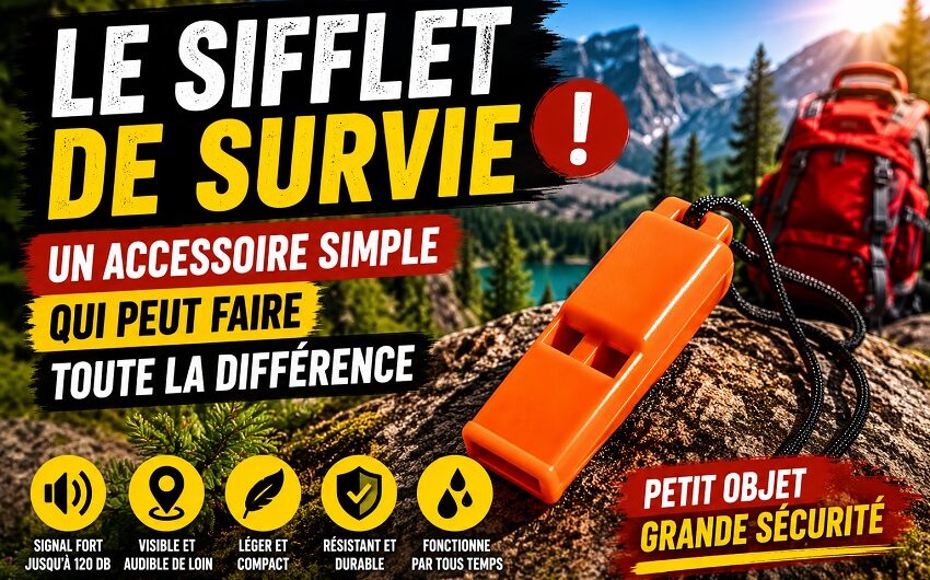 Le sifflet de survie