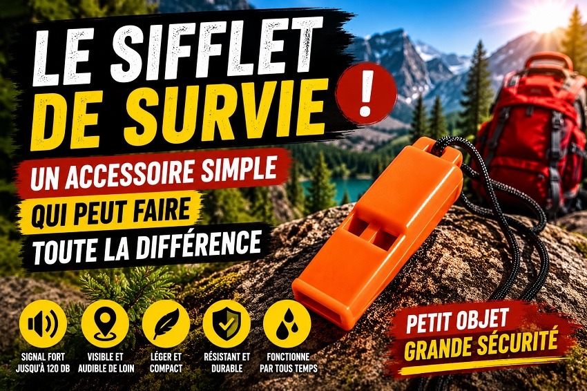 Le sifflet de survie