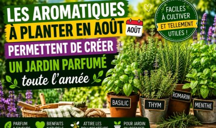Les aromatiques à planter en août