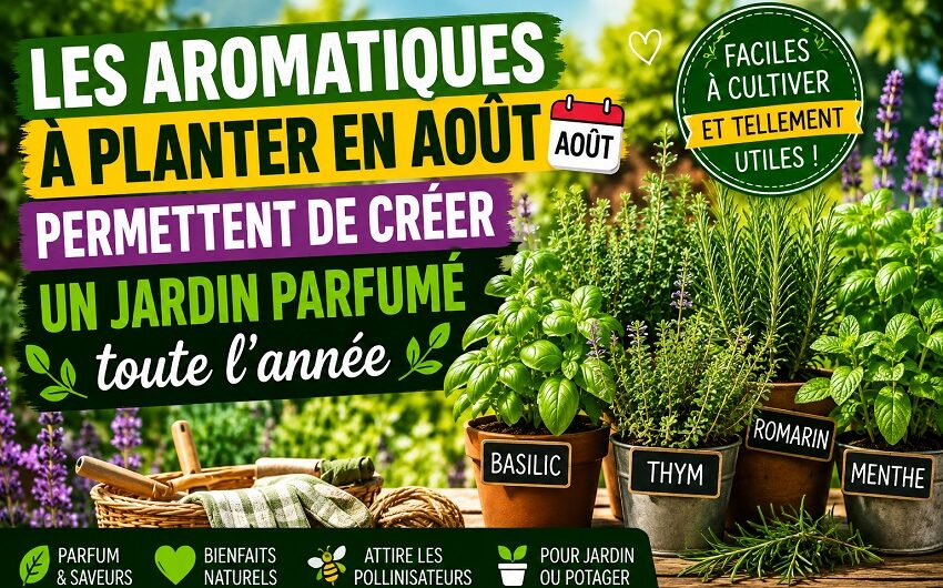 Aromatiques à planter en août