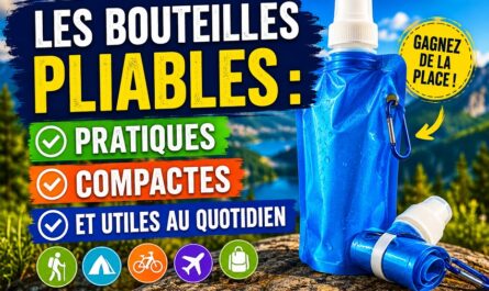 Les bouteilles pliables