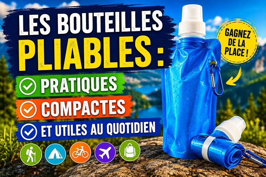 Les bouteilles pliables