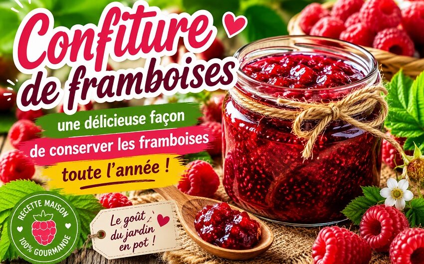 Confiture de framboises