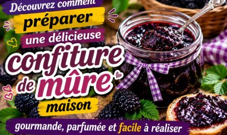 Confiture de mûre maison