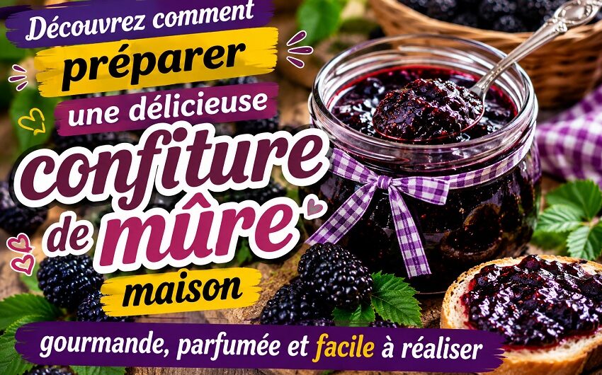 Confiture de mûre maison