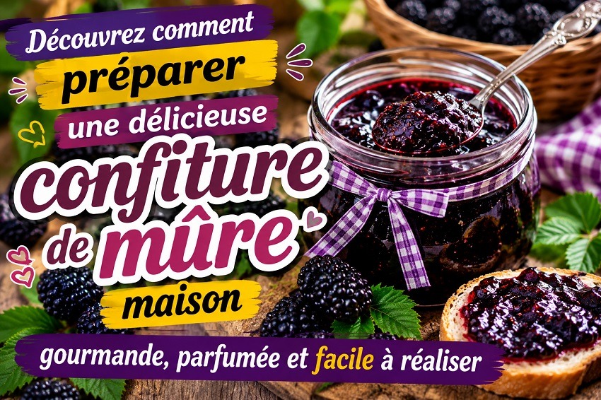 Confiture de mûre maison