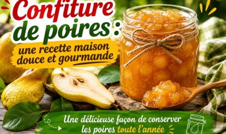 Confiture de poires maison