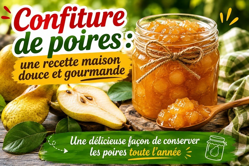 Confiture de poires maison