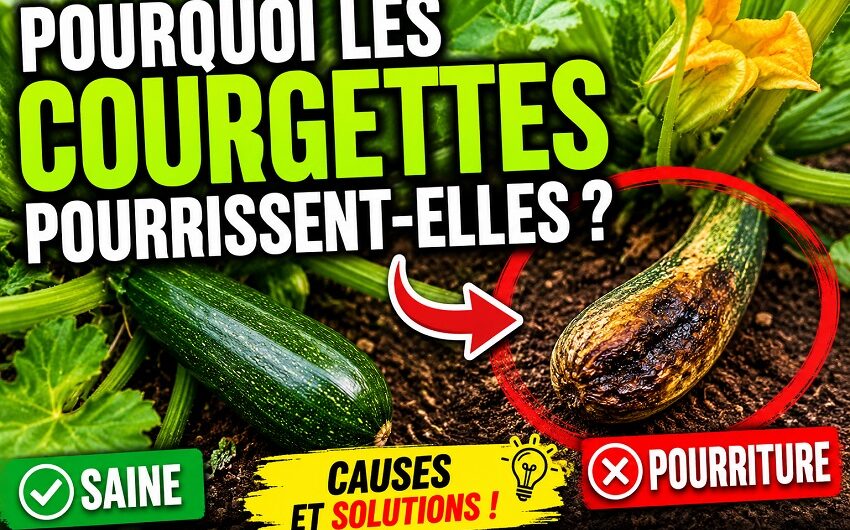 Pourquoi les courgettes pourrissent-elles