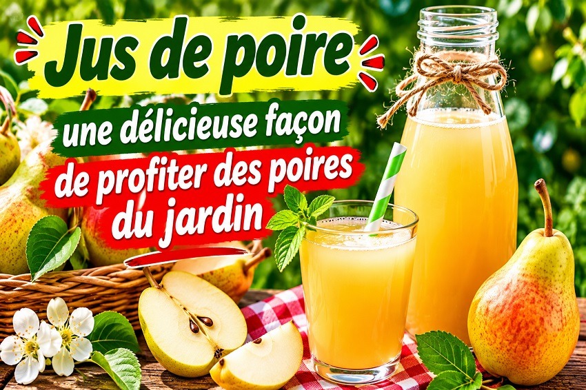 Jus de poire maison