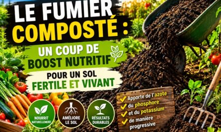 Le fumier composté au jardin