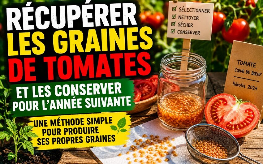 Récupérer les graines de tomates
