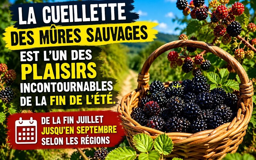 Cueillette mûres sauvages
