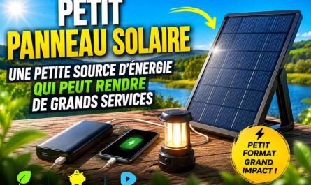 Petit panneau solaire compact
