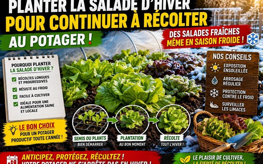 Planter la salade d’hiver