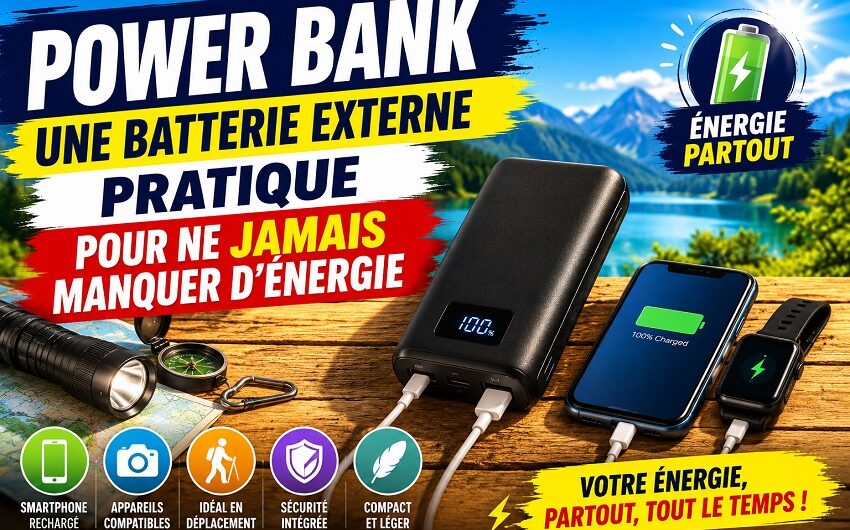 Power bank chargeur portable