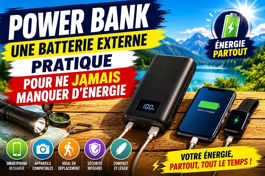 Power bank chargeur portable