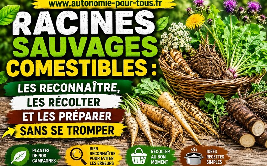 Les racines sauvages comestibles