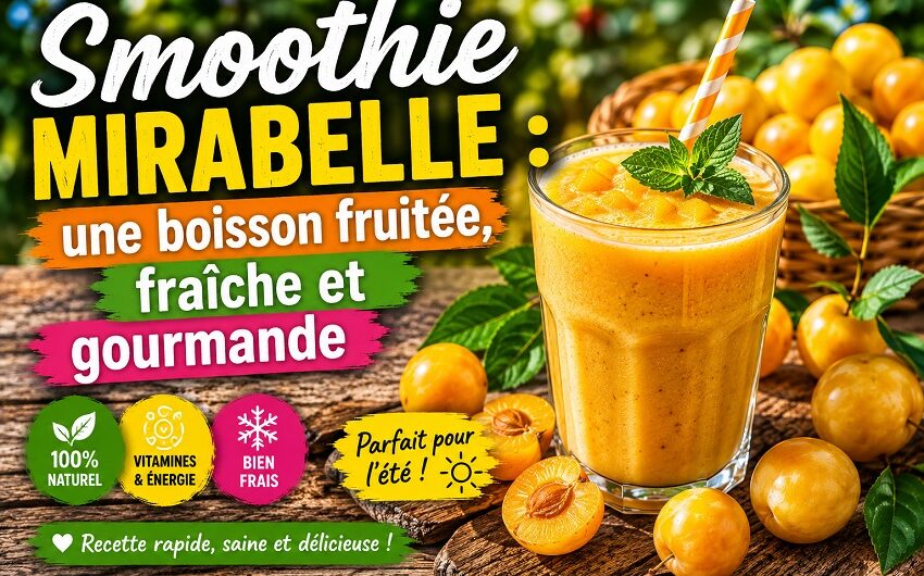 Le smoothie mirabelle