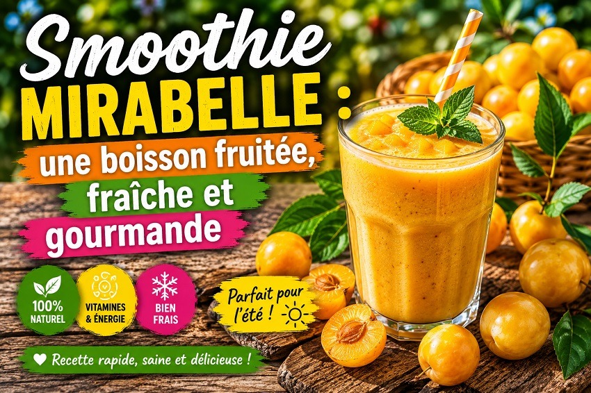 Le smoothie mirabelle