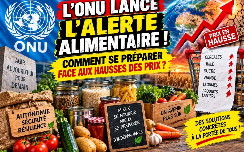 ONU alerte alimentaire mondiale