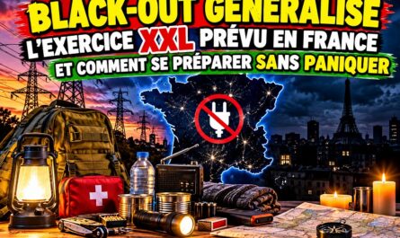 Black-out généralisé en France
