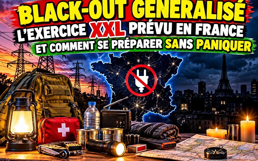 Black out généralisé en France